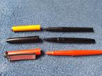 3 oude fineliners, Diversen, Schrijfwaren, Verzenden, Gebruikt