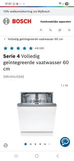 Inbouwvaatwasser van Bosch., Ophalen, Minder dan 10 liter, Zo goed als nieuw, Inbouw