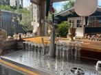 Complete Bar met Tapinstallatie, Huis en Inrichting, Barren, Ophalen of Verzenden, Gebruikt, Inclusief barstoelen