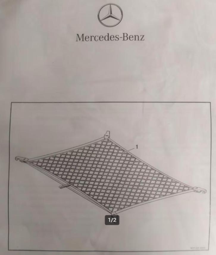 bagagenet Mercedes A 205 860 89 00 Nieuw!, Auto diversen, Auto-accessoires, Nieuw, Ophalen of Verzenden