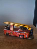 Vintage blikken speelgoed brandweerauto pt447, Antiek en Kunst, Antiek | Speelgoed, Ophalen of Verzenden
