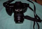 Fotocamera met lens en tas Minolta, Audio, Tv en Foto, Fotocamera's Analoog, Ophalen of Verzenden, Gebruikt, Spiegelreflex, Minolta