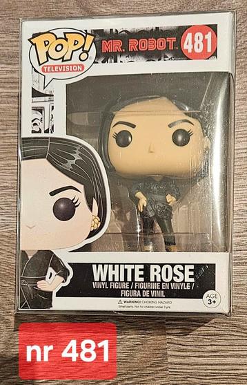 Funko Pop! Mr. Robot - White Rose #481 beschikbaar voor biedingen