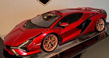 Lamborghini Sian FKP 37 Kersenrood metallic  beschikbaar voor biedingen
