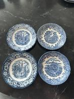 Delftsblauwe dessertbordjes, Antiek en Kunst, Antiek | Servies los, Ophalen of Verzenden