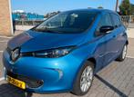 Renault Zoe R110 Limited (ex accu) 2018 blauw, Auto's, Automaat, Stof, Zwart, Blauw