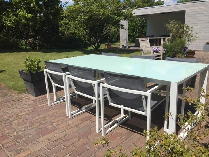 tuinset met 6 stoelen en gratis tafel slechts 750€ (ipv 1399, Tuin en Terras, Tuinmeubel-accessoires, Nieuw, Ophalen of Verzenden