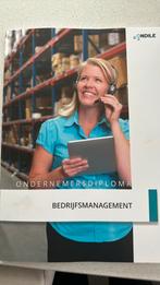 Bedrijfsmanagement ondernemsdiploma boek, Boeken, Studieboeken en Cursussen, Ophalen of Verzenden, Zo goed als nieuw