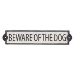 Bordje gietijzer waakhond beware of the dog, Ophalen of Verzenden, Nieuw