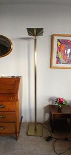 Vloerlamp Messing, Huis en Inrichting, Lampen | Vloerlampen, Ophalen, Zo goed als nieuw, 150 tot 200 cm