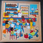 Educo puzzel Shopping De Bakkerij ( 40.5 x 40.5 cm) 81 stuk, Kinderen en Baby's, Speelgoed | Educatief en Creatief, Ophalen of Verzenden