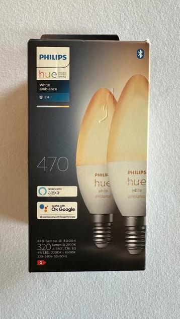 Hue White Ambiance E14 2‑pack beschikbaar voor biedingen