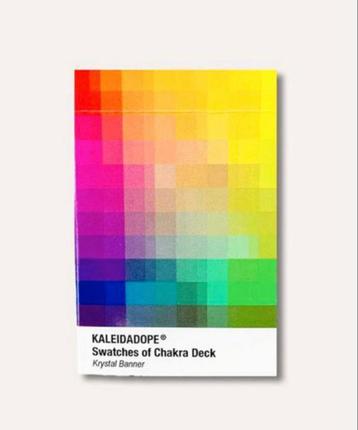 NEW- Swatches of Chakra deck by K. Banner, from USA