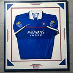Ingelijst shirt Rangers FC (met handtekening), Verzamelen, Sportartikelen en Voetbal, Ophalen, Zo goed als nieuw, Buitenlandse clubs