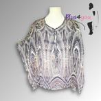 30320 Zgan Mooie capetuniek Sempre Piu mt 50  E26, Overige kleuren, Blouse of Tuniek, Ophalen of Verzenden, Zo goed als nieuw