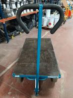 𝗣𝗟𝗔𝗧𝗙𝗢𝗥𝗠𝗪𝗔𝗚𝗘𝗡𝗦  laadvlak 100x2,00m € 650 excl., 100 liter of meer, Ophalen, Zo goed als nieuw, Transportkar