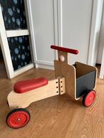 Houten loopauto met bak, Ophalen, Zo goed als nieuw, Loopvoertuig
