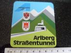 ruit sticker Arlberg Strassentunnel logo embleem vignet, Verzenden, Zo goed als nieuw, Auto of Motor