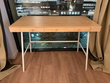 Working Study Desk - Table - Wood - Bamboo - 102x49 cm beschikbaar voor biedingen
