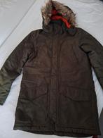 Parka winterjas donkergroen maat 152, Ophalen of Verzenden, Zo goed als nieuw, Jongen, Jas