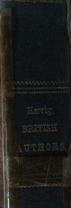 herrig British Authors 1880., Antiek en Kunst, Ophalen of Verzenden, Diverse auteurs