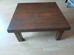 Vierkante Salontafel Eikenhout, Huis en Inrichting, Tafels | Salontafels, Ophalen of Verzenden