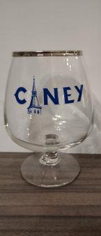 Ciney bierglazen 1 doos en 3 los, Ophalen of Verzenden, Nieuw, Glas of Glazen, Overige merken