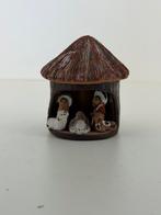 Fair Trade mini-kerststalletje – handgemaakt – gerepareerd, Ophalen of Verzenden, Zo goed als nieuw