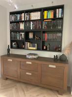 Meubelset Eiken - in zeer goede staat, Huis en Inrichting, Kasten | Dressoirs, Ophalen, Eikenhout, Zo goed als nieuw, 200 cm of meer