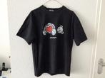 Palm Angels zwart T-Shirt met beer en hartje maat L, Palm Angels, Maat 52/54 (L), Zwart, Ophalen of Verzenden