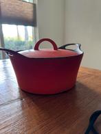 Stoofpan / braadpan gietijzer, Huis en Inrichting, Keuken | Potten en Pannen, Ophalen, Gebruikt, Gietijzer, Koekenpan of Braadpan