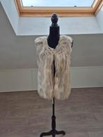 Furry gilet. S, Verzenden, Nieuw, Maat 36 (S), Beige