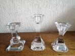 Villeroy en Boch kandelaar cristal  - 3 stuk, Huis en Inrichting, Woonaccessoires | Kandelaars en Kaarsen, Overige materialen
