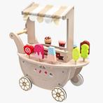 Houten Speelgoed ijscokar, Ophalen of Verzenden, Nieuw, Duw- of Trekspeelgoed
