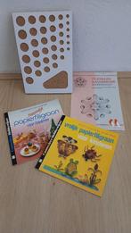 Papierfiligraan boekjes, 3 pennetjes en mallenbord, Ophalen of Verzenden, Gebruikt, Overige typen
