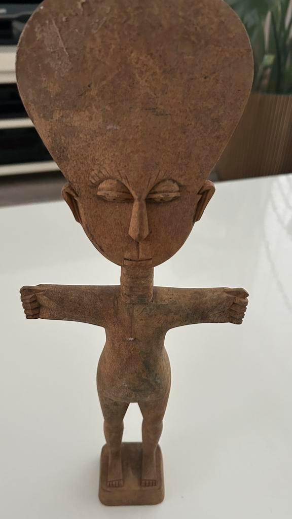 AFRIKAANSE HANDGESNEDEN ASHANTI VRUCHTBAARHEIDSPOP, Antiek en Kunst, Kunst | Beelden en Houtsnijwerken, Ophalen of Verzenden