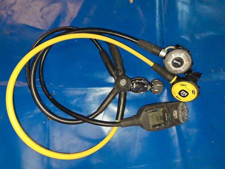 Mares automaten set met computer, Watersport en Boten, Duiken, Zo goed als nieuw, Duikcomputer, Ophalen of Verzenden