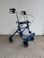 Blauwe Deluxe Rollator met nieuwe wielen!, Ophalen, Gebruikt, ., Opvouwbaar