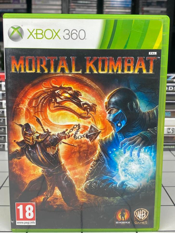 Mortal Kombat – Xbox 360 Game - CIB, Spelcomputers en Games, Games | Xbox 360, Zo goed als nieuw, Vechten, 2 spelers, Vanaf 18 jaar