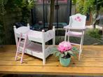 Poppen Stapelbed & Kinderstoel van Fiori Bianco, Kinderen en Baby's, Ophalen, Zo goed als nieuw, Overige typen