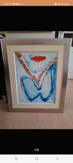 Harry van Gestel painting kleurrijk abstract 2002 75x90, Ophalen