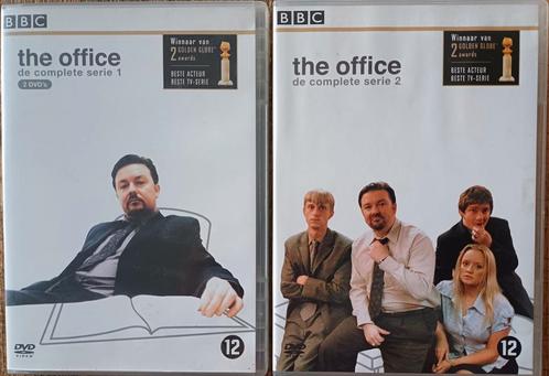 The Office - serie 1 + 2 - Ricky Gervais, Cd's en Dvd's, Dvd's | Tv en Series, Zo goed als nieuw, Komedie, Ophalen of Verzenden