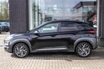Hyundai KONA 1.6 GDI HEV Premium - All-in rijklrprs | Dealer, 12 maanden, Zwart, Leder, Bedrijf