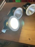 3 inbouw spots Led 17 cm, Ophalen, Zo goed als nieuw, Metaal of Aluminium, Inbouw