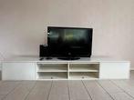 Hangend Wit TV Meubel, Ophalen, Gebruikt, 200 cm of meer, Minder dan 100 cm