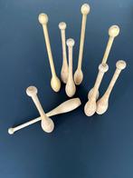 9 antieke houten kegels kegelspel, jongleren,clubs kegel, Antiek en Kunst, Antiek | Speelgoed, Ophalen of Verzenden