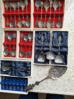Verzilverde theelepels, kaasprikkers, taart- en suikerschep, Ophalen of Verzenden