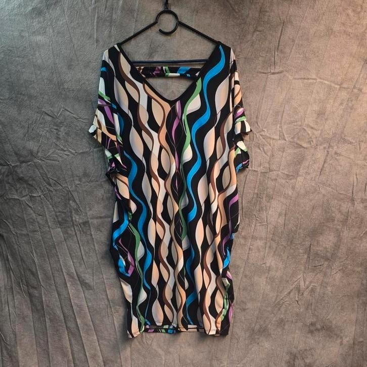 Kleurrijke Jurk/Tuniek, Kleding | Dames, Jurken, Gedragen, Maat 46/48 (XL) of groter, Boven de knie, Ophalen of Verzenden