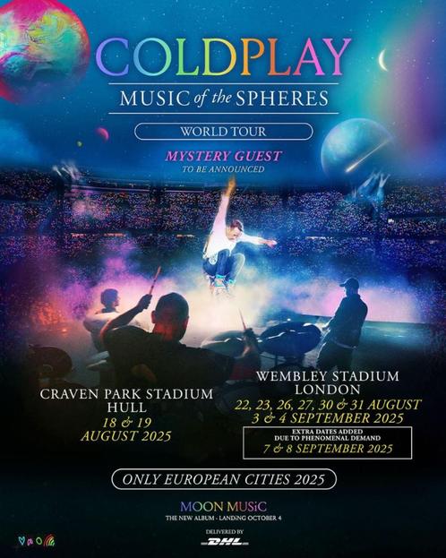 ColdPlay Tickets Londen 2025, Tickets en Kaartjes, Concerten | Pop, Drie personen of meer, Juli