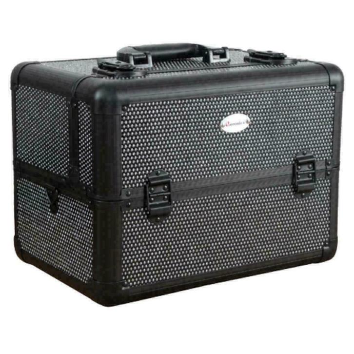 Aluminium beautycase / nagelkoffer GLITZ, Sieraden, Tassen en Uiterlijk, Uiterlijk | Cosmetica en Make-up, Ophalen of Verzenden
